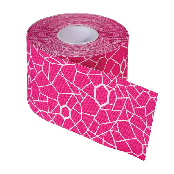 Thera-Band XactStretch Kinesiology Tape Kinesiology Tape, Red/Black, 2"W x 16-1/2'L Standard Continuous Roll - 33183