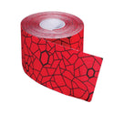 Thera-Band XactStretch Kinesiology Tape Kinesiology Tape, Red/Black, 2"W x 16-1/2'L Standard Continuous Roll - 33183