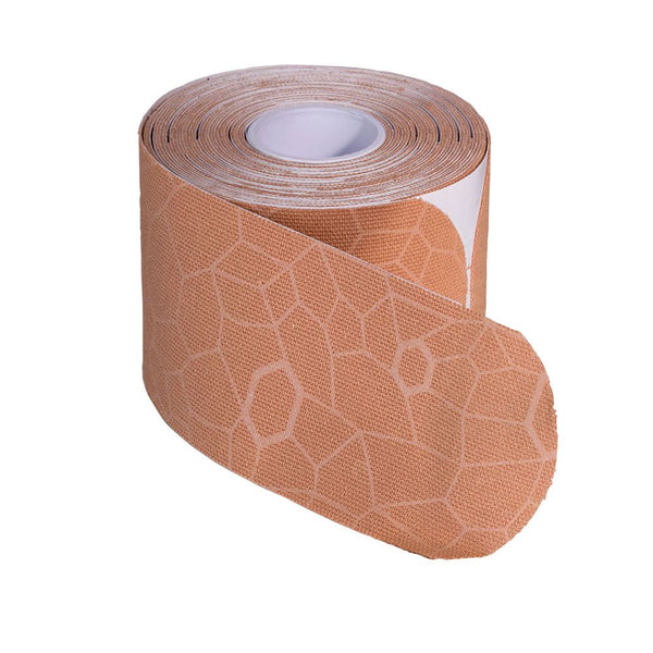 Thera-Band XactStretch Kinesiology Tape Kinesiology Tape, Red/Black, 2"W x 16-1/2'L Standard Continuous Roll - 33183