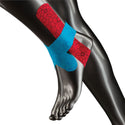 Thera-Band XactStretch Kinesiology Tape Kinesiology Tape, Black/Grey, 2"W x 16-1/2'L Standard Continuous Roll - 33178