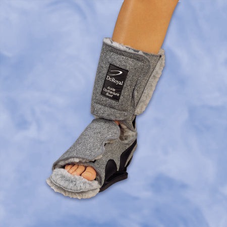 DeRoyal Ankle Contracture Boot DeRoyal Large Hook and Loop Closure Left or Right Foot