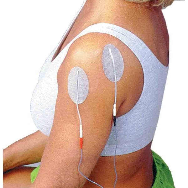 PALS Reusable Neurostimulation Electrodes PALS Blue Electrodes, 2"X2" Square, 4/sht, 10/shts per case - 3918