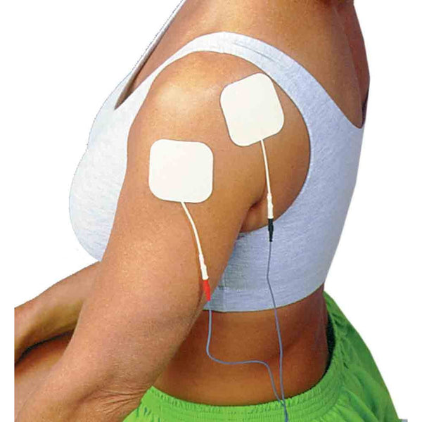 PALS Reusable Neurostimulation Electrodes PALS Blue Electrodes, 2"X2" Square, 4/sht, 10/shts per case - 3918