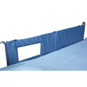 SkiL-Care Thru-View Vinyl Bed Rail Pads Thru-View Vinyl Bed Rails, 64 sq. Inch Window, 60"L, Pr. - 401015