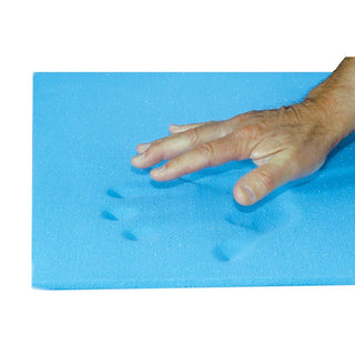AliMed T-Foam Sheet, Bed-Size T-Foam, Bed, Medium, Blue, 35"W x 78"L x 2" thick - 4073