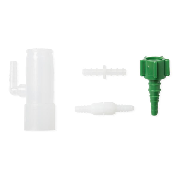 Medline Oxygen Adapters and Connectors - Dual-Swivel Angled Tracheal O ...