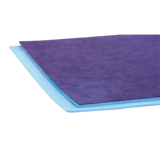 Alimed POLY-U POLY-U, Blue w/Cloth Cover, 12"W x 54"L x 1/8" thick - 4196