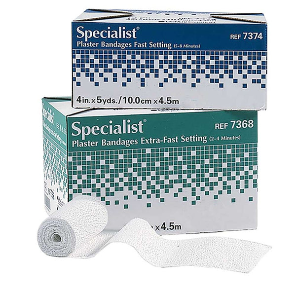 BSN Specialist Plaster of Paris Bandages Plaster of Paris Bandages, Extra Fast, Green, 4" x 5 yds., 12/bx - 4372