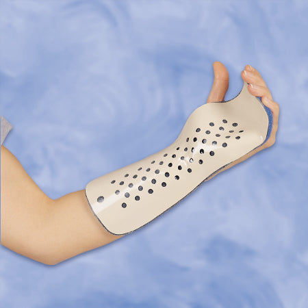 DeRoyal Forearm Splint Aluminum / Foam Right Hand Tan Large