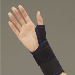DeRoyal Thumb Splint Thermo-Form Neoprene Right Hand Black Medium