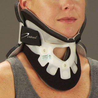 DeRoyal Cervical Collar XTW Plastic Short Rigid Short Neck Size