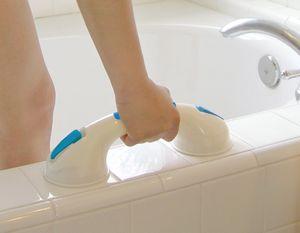 LS&S Extra Assistance Bath Safety Handle With Strong Suction Cups