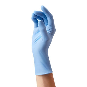 Medline SensiCare Powder-Free Nitrile Exam Gloves - SensiCare Powder-Free Nitrile Exam Gloves with Textured Fingertips, Size 2XL. - 484805