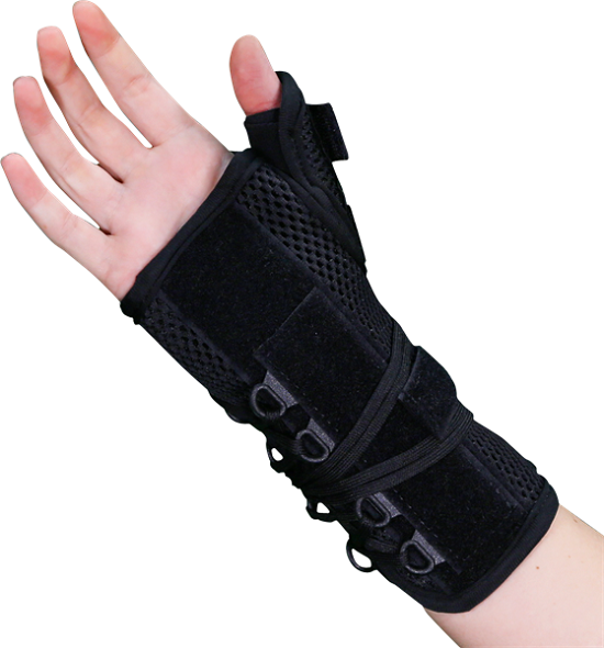 DeRoyal Warrior Wrist and Thumb Splint, Universal - 8”