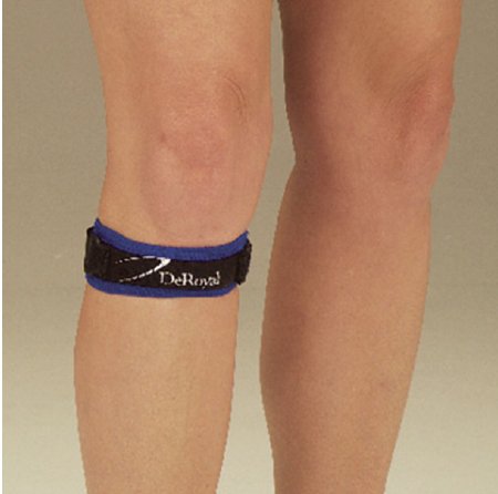 DeRoyal Patella Band DeRoyal X-Large Slip-on Sleeve / Hook and Loop Strap Closure 15 to 16 Inch Circumference Left or Right Knee