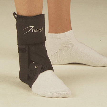 DeRoyal Ankle Support DeRoyal X-Small Lace-Up / Cuff Closure Left or Right Foot