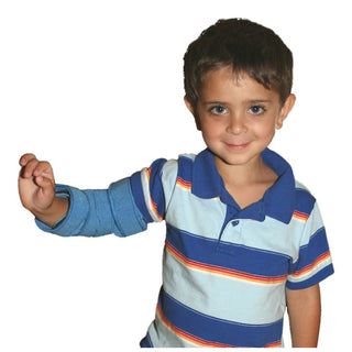 Comfy Pediatric Goniometer Elbow Orthosis w/Neoprene Cover Comfy Pediatric Goniometer Elbow Orthosis w/Neoprene Cover, Lt. Blue, Small - 52199/LTBLUE/SM