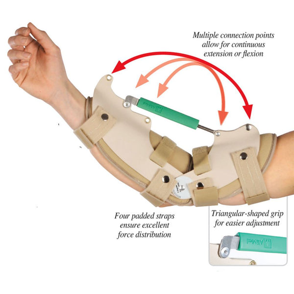 AliMed Elbow Turnbuckle Orthosis Turnbuckle Elbow Orthosis, Size D - 52396/NA/NA/D