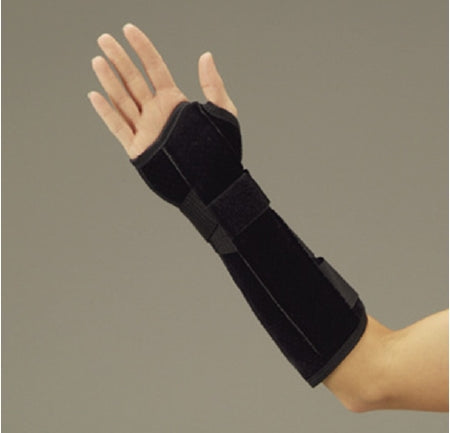 DeRoyal Wrist / Forearm Splint DeRoyal Suede Leather Left Hand