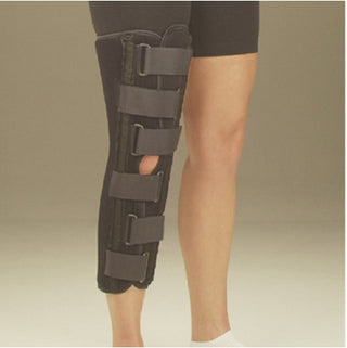 DeRoyal Knee Immobilizer DeRoyal 3X-Large Loop Lock Closure 24 to 26 Inch 16 Inch Length Left or Right Knee