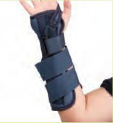 DeRoyal Wrist / Forearm Splint DeRoyal Left Hand Blue Medium