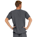 Medline Madison ave Unisex Stretch Fabric Scrub Top with 3 Pockets - Madison ave Unisex Scrub Top with 3 Pockets, Size 3XL, Charcoal - 5515CHRXXXL