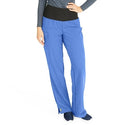 Medline Ocean Ave Women's Stretch Fabric Support Waistband Scrub Pants - Ocean ave Women's Support Waistband Scrub Pants with Cargo Pocket, Size XXS Regular Inseam, Ceil Blue - 5560CBLXXS