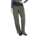 Medline Ocean Ave Women's Stretch Fabric Support Waistband Scrub Pants - Ocean ave Women's Support Waistband Scrub Pants with Cargo Pocket, Size XXS Petite Inseam, Olive - 5560OLVXXSP
