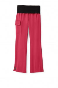 Medline Ocean Ave Women's Stretch Fabric Support Waistband Scrub Pants - DBS-PANT, SCRUB, OCEAN AVE, YOGA, ELAST, PNK, - 5560PNKMT