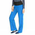 Medline Ocean Ave Women's Stretch Fabric Support Waistband Scrub Pants - Ocean ave Women's Support Waistband Scrub Pants with Cargo Pocket, Size L Regular Inseam, Royal Blue - 5560RYLL