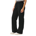 Medline Pacific ave Women's Stretch Fabric Wide Waistband Scrub Pants - Pacific ave Women's Wide Waistband Scrub Pants with Cargo Pocket, Size XS Regular Inseam, Black - 5570BLKXS