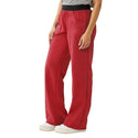 Medline Pacific ave Women's Stretch Fabric Wide Waistband Scrub Pants - Pacific ave Women's Wide Waistband Scrub Pants with Cargo Pocket, Size XXS Regular Inseam, Red - 5570REDXXS