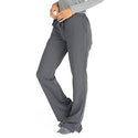 Medline Melrose ave Women's Stretch Fabric Boot Cut Scrub Pants - Melrose ave Women's Drawstring / Elastic Waist Boot Cut Scrub Pants with 3 Pockets, Size 3XL Regular Inseam, Charcoal - 5580CHRXXXL