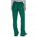 Medline Melrose ave Women's Stretch Fabric Boot Cut Scrub Pants - Melrose ave Women's Drawstring / Elastic Waist Boot Cut Scrub Pants with 3 Pockets, Size 2XL Regular Inseam, Hunter Green - 5580HTRXXL