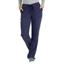 Medline Melrose ave Women's Stretch Fabric Boot Cut Scrub Pants - Melrose ave Women's Drawstring / Elastic Waist Boot Cut Scrub Pants with 3 Pockets, Size M Regular Inseam, Navy - 5580NVYM