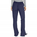 Medline Melrose ave Women's Stretch Fabric Boot Cut Scrub Pants - Melrose ave Women's Drawstring / Elastic Waist Boot Cut Scrub Pants with 3 Pockets, Size 3XL Tall Inseam, Navy - 5580NVYXXXLT