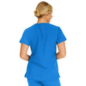 Medline Berkeley ave Women's Stretch Fabric Tunic Scrub Top with Pockets - Berkeley ave Women's Tunic Scrub Top with 3 Pockets, Size 2XL, Royal Blue - 5582RYLXXL