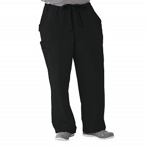 Medline Illinois Avenue Men's Athletic Cargo Scrub Pants with 7 Pockets - Illinois ave Men's Athletic Cargo Scrub Pants with 7 Pockets, Size M Tall Inseam, Black - 5800BLKMT