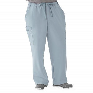 Medline Illinois Avenue Men's Athletic Cargo Scrub Pants with 7 Pockets - Illinois ave Men's Athletic Cargo Scrub Pants with 7 Pockets, Size M Tall Inseam, Light Gray - 5800GRYMT