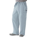 Medline Illinois Avenue Men's Athletic Cargo Scrub Pants with 7 Pockets - Illinois ave Men's Athletic Cargo Scrub Pants with 7 Pockets, Size XS Tall Inseam, Light Gray - 5800GRYXST