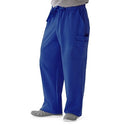 Medline Illinois Avenue Men's Athletic Cargo Scrub Pants with 7 Pockets - Illinois ave Men's Athletic Cargo Scrub Pants with 7 Pockets, Size M Tall Inseam, Royal Blue - 5800RYLMT