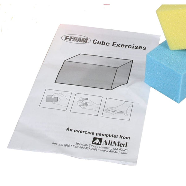 AliMed T-Foam Cubes Exercise Booklets, 25/pk - 5811