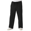 Medline Newport ave Unisex Stretch Fabric Scrub Pants with Drawstring - Newport ave Unisex Drawstring Waist Scrub Pants with 3 Pockets, Size M Tall Inseam, Black - 5900BLKMT