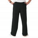 Medline Newport ave Unisex Stretch Fabric Scrub Pants with Drawstring - Newport ave Unisex Drawstring Waist Scrub Pants with 3 Pockets, Size XXS Regular Inseam, Black - 5900BLKXXS