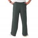 Medline Newport ave Unisex Stretch Fabric Scrub Pants with Drawstring - Newport ave Unisex Drawstring Waist Scrub Pants with 3 Pockets, Size M Petite Inseam, Charcoal - 5900CHRMP