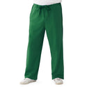 Medline Newport ave Unisex Stretch Fabric Scrub Pants with Drawstring - Newport ave Unisex Drawstring Waist Scrub Pants with 3 Pockets, Size 2XL Petite Inseam, Hunter Green - 5900HTRXXLP