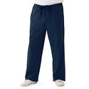 Medline Newport ave Unisex Stretch Fabric Scrub Pants with Drawstring - Newport ave Unisex Drawstring Waist Scrub Pants with 3 Pockets, Size 3XL Petite Inseam, Navy - 5900NVYXXXLP