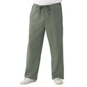 Medline Newport ave Unisex Stretch Fabric Scrub Pants with Drawstring - Newport ave Unisex Drawstring Waist Scrub Pants with 3 Pockets, Size 5XL Tall Inseam, Olive - 5900OLV5XLT