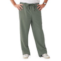 Medline Newport ave Unisex Stretch Fabric Scrub Pants with Drawstring - Newport ave Unisex Drawstring Waist Scrub Pants with 3 Pockets, Size XXS Petite Inseam, Olive - 5900OLVXXSP