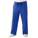 Medline Newport ave Unisex Stretch Fabric Scrub Pants with Drawstring - Newport ave Unisex Drawstring Waist Scrub Pants with 3 Pockets, Size 3XL Petite Inseam, Royal Blue - 5900RYLXXXLP